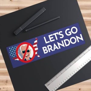 11x3 Let's go Brandon bumper sticker 80