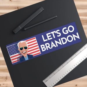 11x3 Let's go Brandon bumper sticker 81