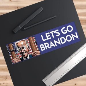 11x3 Let's go Brandon bumper sticker 82