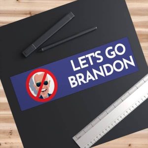 11x3 Let's go Brandon bumper sticker 83