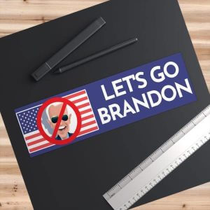 11x3 Let's go Brandon bumper sticker 84