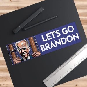 11x3 Let's go Brandon bumper sticker 86