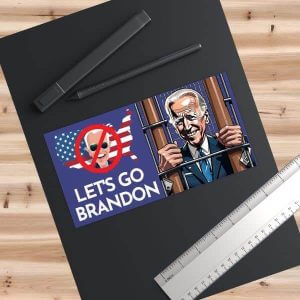 Let's Go Brandon Bumper Sticker 004