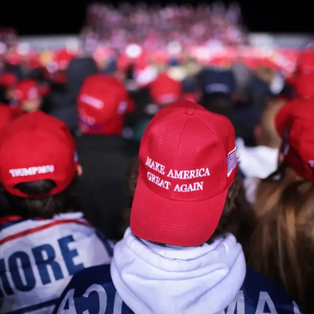 MAGA crowd Let's Go Brandon Bumper Stickers