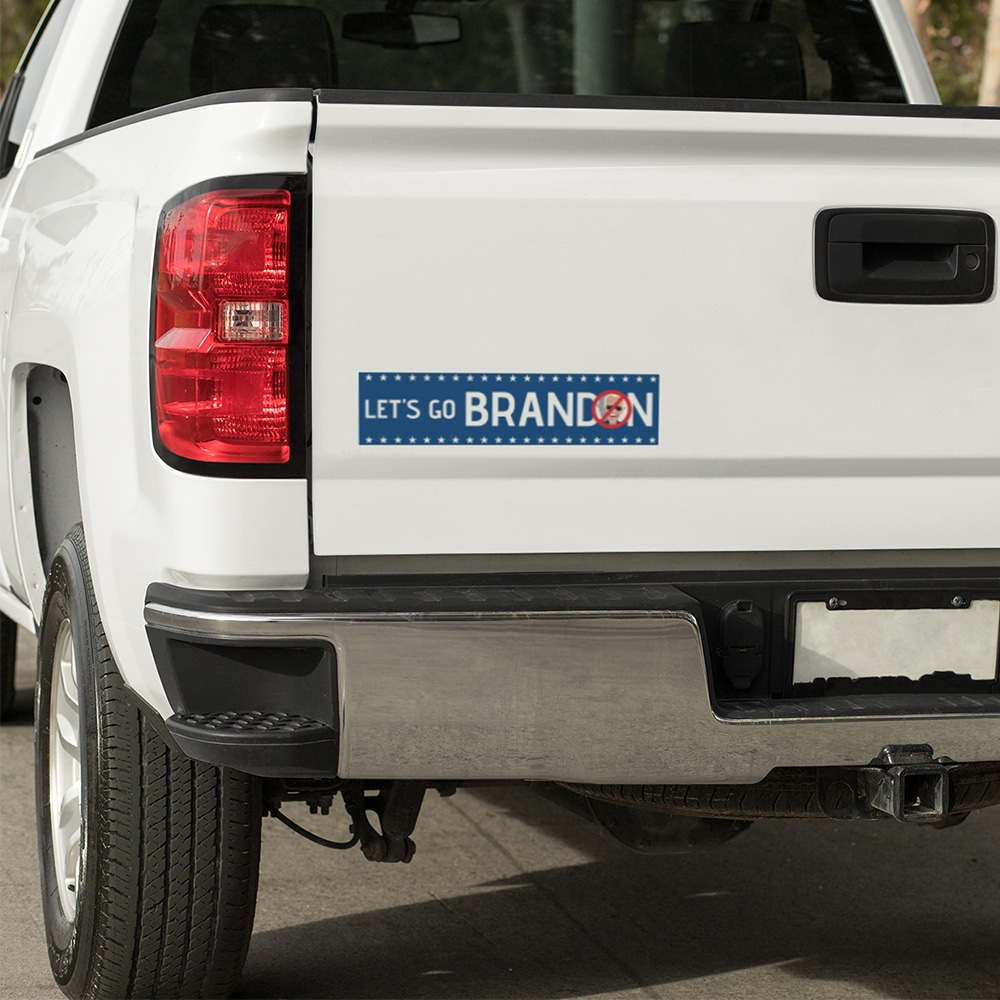 Truck Let's Go Brandon Bumper Stickers